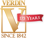 Verdin 175th Anniversary logo Verdin 175th Anniversary logo