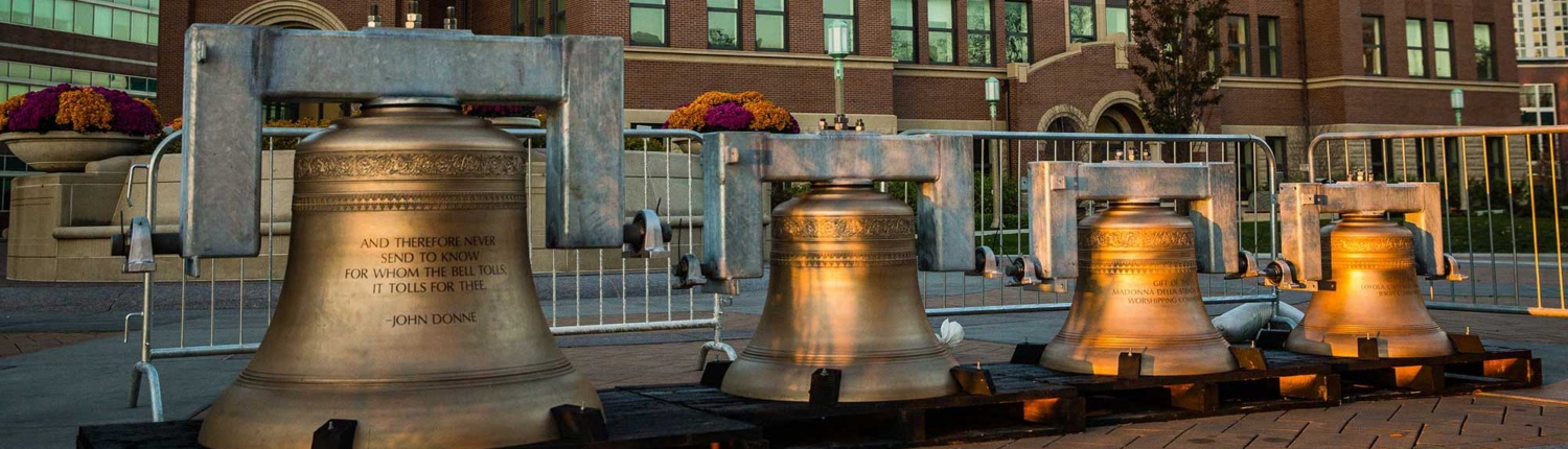 Bells at Madonna della Strada Chapel, Loyola University, Chicago Bells at Madonna della Strada Chapel, Loyola University, Chicago