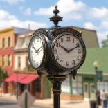 4-Faced Post Clock, Township of Mount Holly, New Jersey