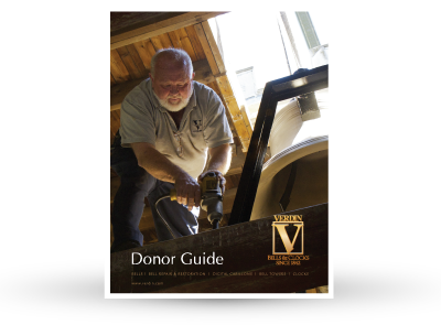 Verdin Donor Guide Verdin Donor Guide