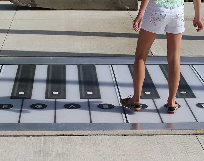 Giant Foot Piano Chime, Smale Riverfront Park, Cincinnati, Ohio