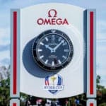 Custom Omega Ryder Cup Golf Clock, Hazeltine National Golf Club, Chaska, MN
