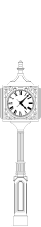 4m-street-clock