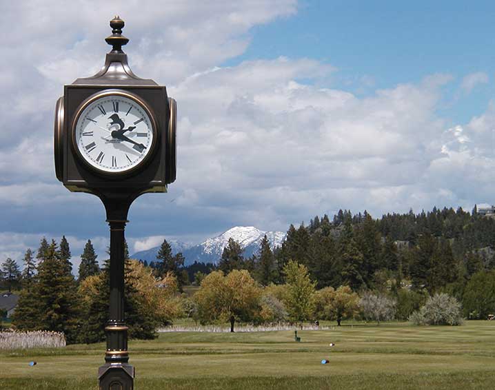 rolex golf clock