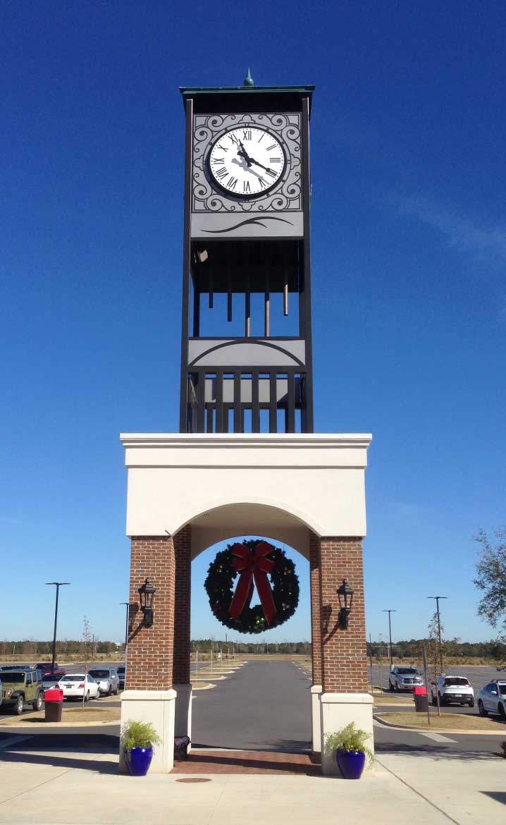 Chimes, Tower Clocks, Tower - The Park at OWA, Foley, AL