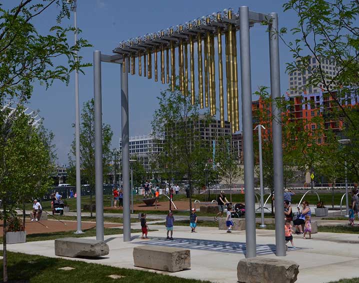 Giant Foot Piano Chime, Smale Riverfront Park, Cincinnati, Ohio