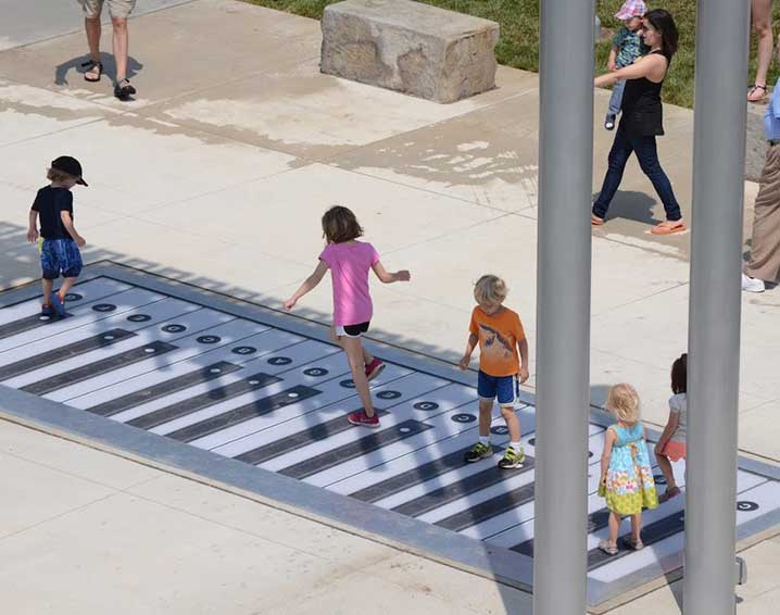 Giant Foot Piano Chime, Smale Riverfront Park, Cincinnati, Ohio