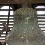 Owego Fire Bell in tower before removal