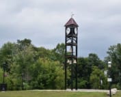 City of Auburn, ME Anniversary Clock and Bell Tower