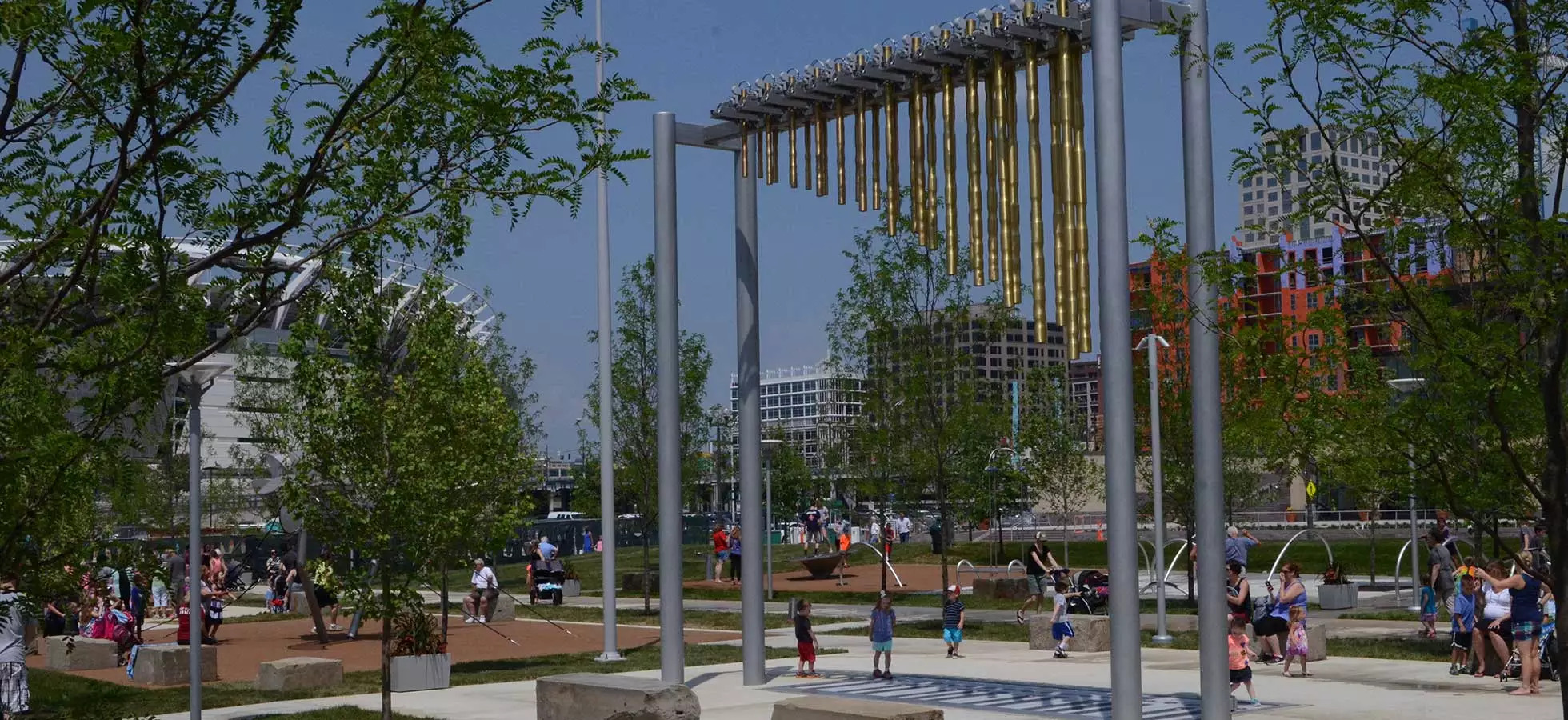 Giant Foot Piano Chime, Smale Riverfront Park, Cincinnati, Ohio